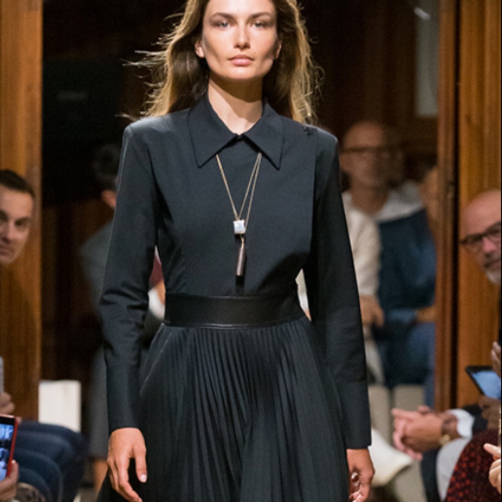Massimo Dutti Limited Edition Black Dress - Black